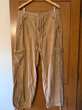 American Eagle Outfitters Khaki Utility Cargo Joggers